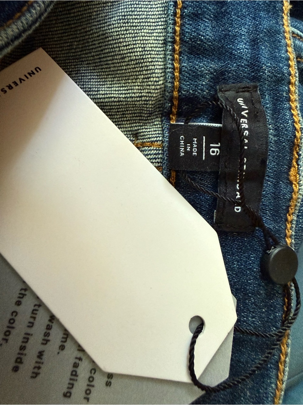 Universal Standard Etta High-Rise Straight Leg Jeans in Aged Indigo NWT Fits 18 - Picture 3 of 6